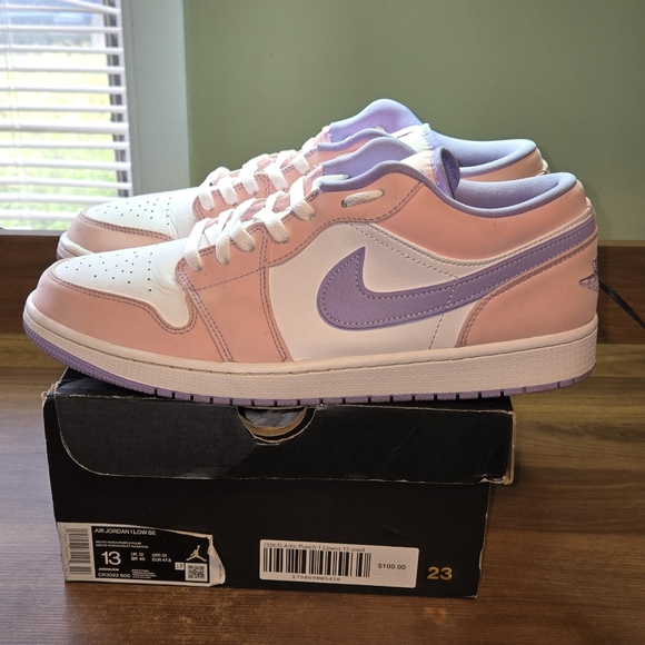 Jordan Other - Nike Jordan 1 Low SE "Easter" Arctic Punch 13m